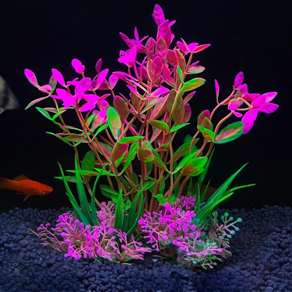 Artificial Aquarium Plants Plastic For Freshwater Fish Tank