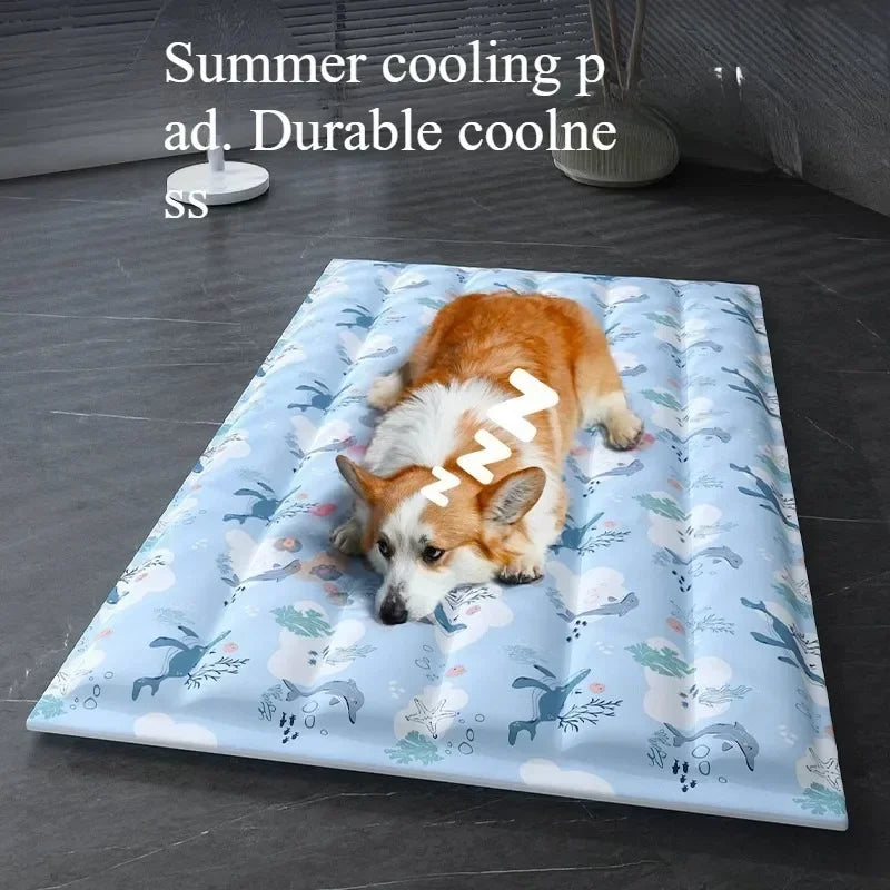 Pet Ice Mat Elastane Cooling Bed For Dogs And Cats