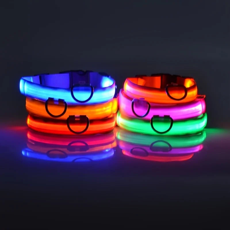 NONECN Dog Leash Luminescent Night Led Glow For Night Walks