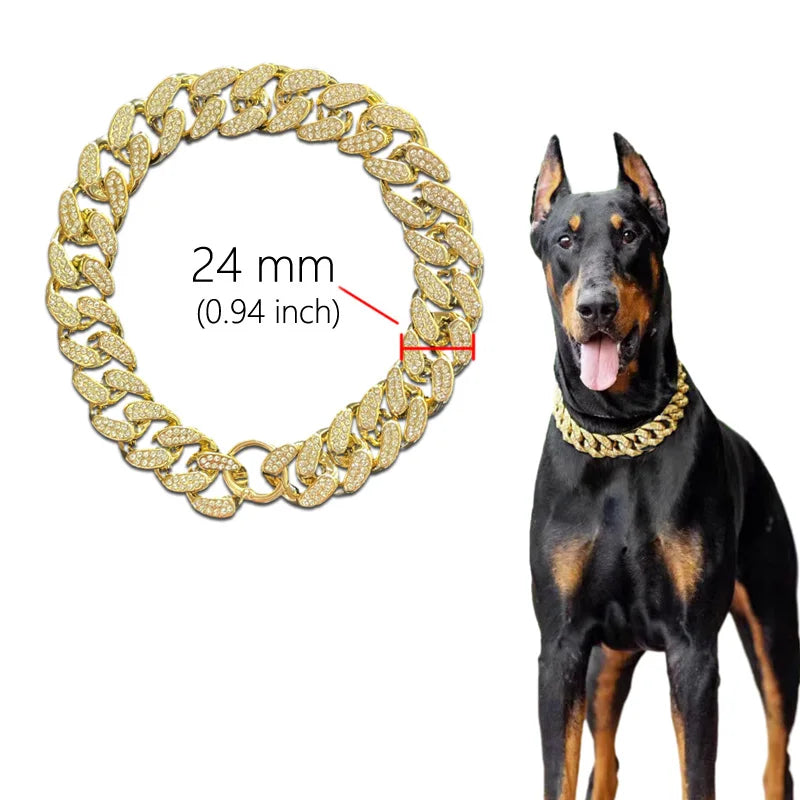 Dog Collar Diamond Inlay
