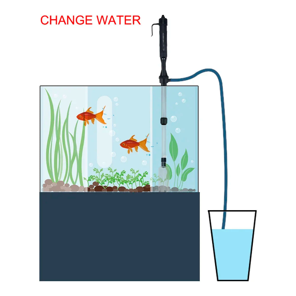 Gravel Cleaner Electric Adjustable for Aquarium Fish Tanks