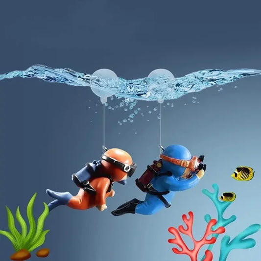 Fish Tank Diver Ornament PVC Floating Ball Decoration