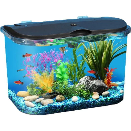 XMSJ Aquarium Kit With Led Lighting For Variety Of Fish